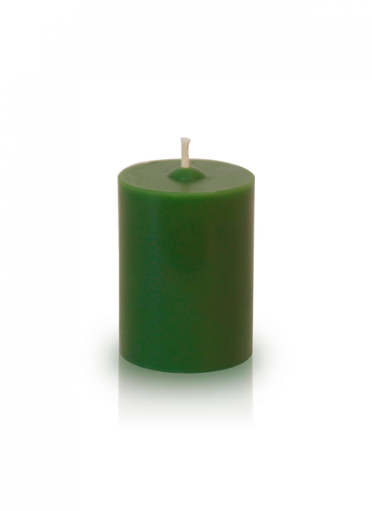 Vela - altar - 10 cm altura, 7,5 cm diâmetro