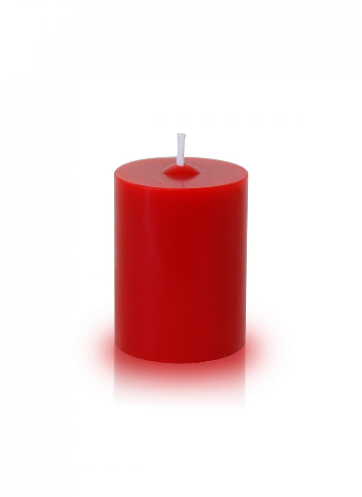 Vela - altar - 10 cm altura, 7,5 cm diâmetro