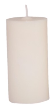 Vela - altar - 15 cm altura, 7,5 cm diâmetro