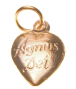 Pingente Agnus Dei Dourado