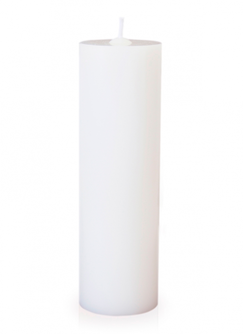 Vela - altar - 25 cm altura, 7,5 cm diâmetro